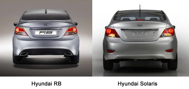 Отличия Hyundai Solaris и Hyundai RB